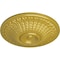 Ekena Millwork Modena Ceiling Medallion (Fits Canopies up to 5 1/4"), Hand-Painted Rich Gold, 23 1/2"OD x 3 1/2"P CM23MORGS - alternate 3